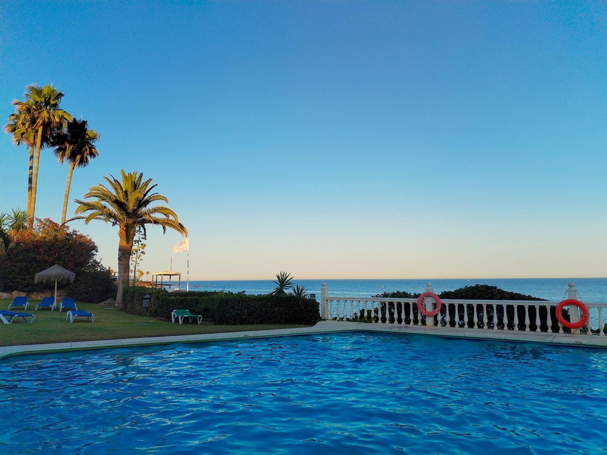 Casa Mar Apartamento Front Beach Con Wifi, Piscina, Padel Y Tenis - Lubina Del Sol Sitio de Calahonda Buitenkant foto