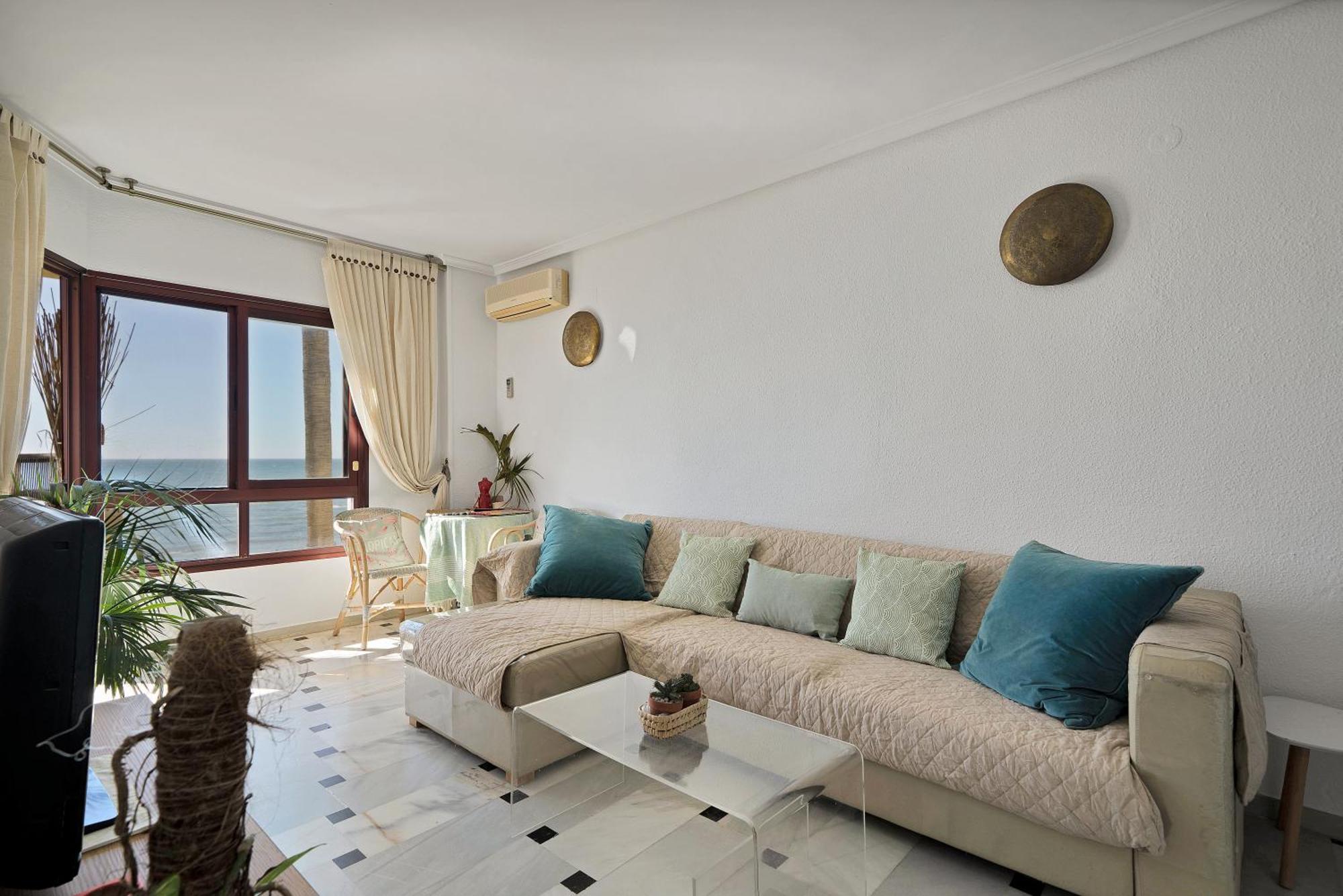 Casa Mar Apartamento Front Beach Con Wifi, Piscina, Padel Y Tenis - Lubina Del Sol Sitio de Calahonda Buitenkant foto