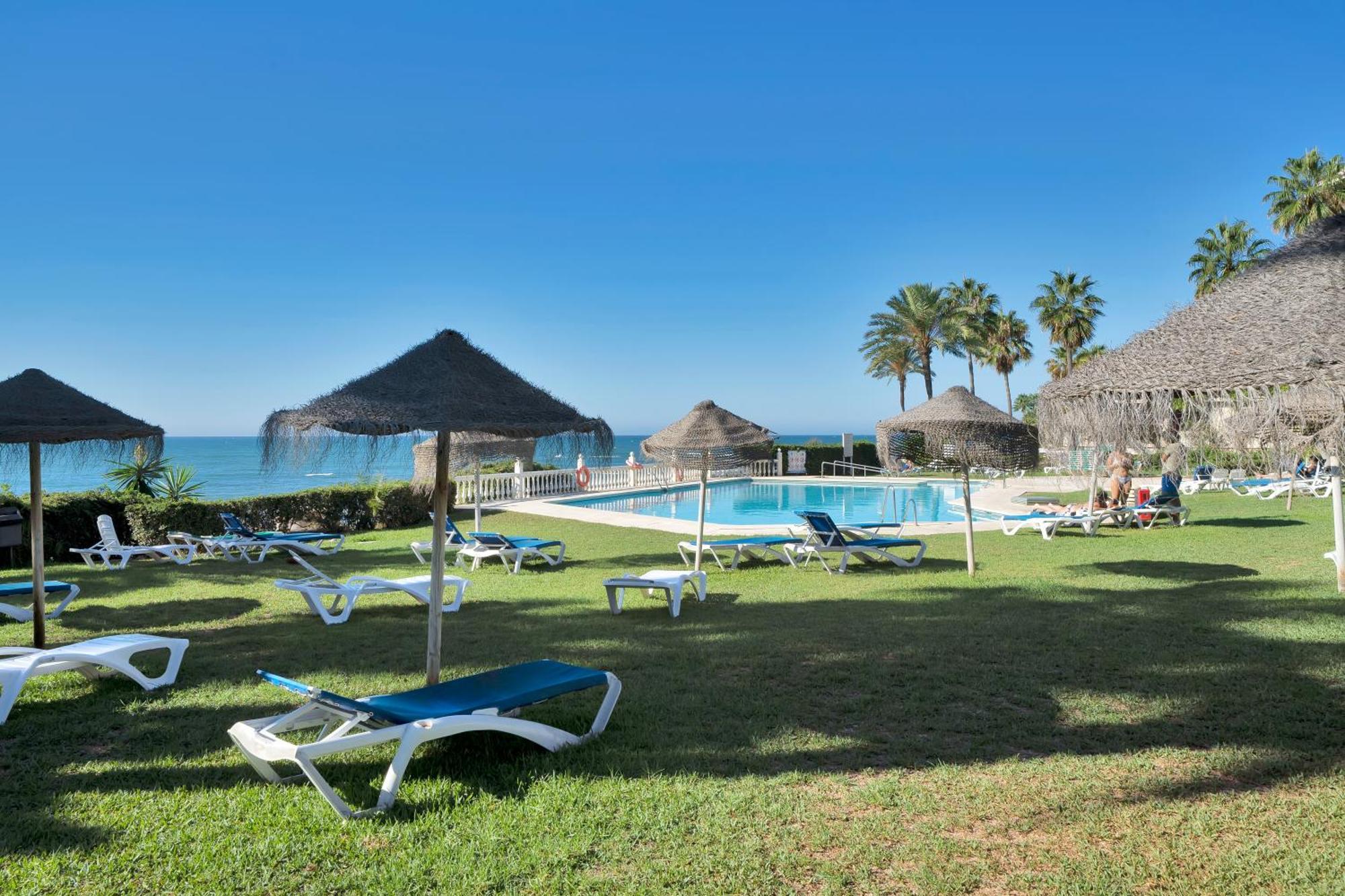 Casa Mar Apartamento Front Beach Con Wifi, Piscina, Padel Y Tenis - Lubina Del Sol Sitio de Calahonda Buitenkant foto