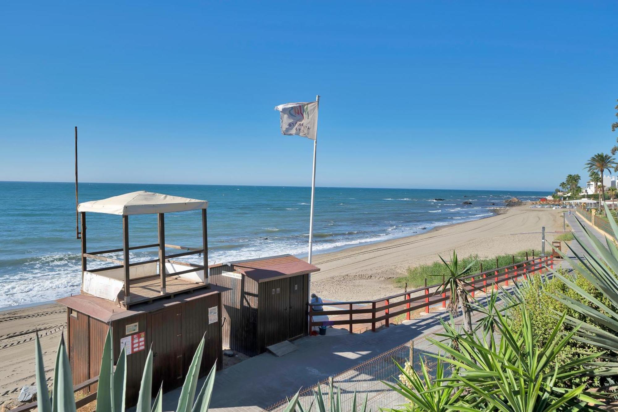 Casa Mar Apartamento Front Beach Con Wifi, Piscina, Padel Y Tenis - Lubina Del Sol Sitio de Calahonda Buitenkant foto