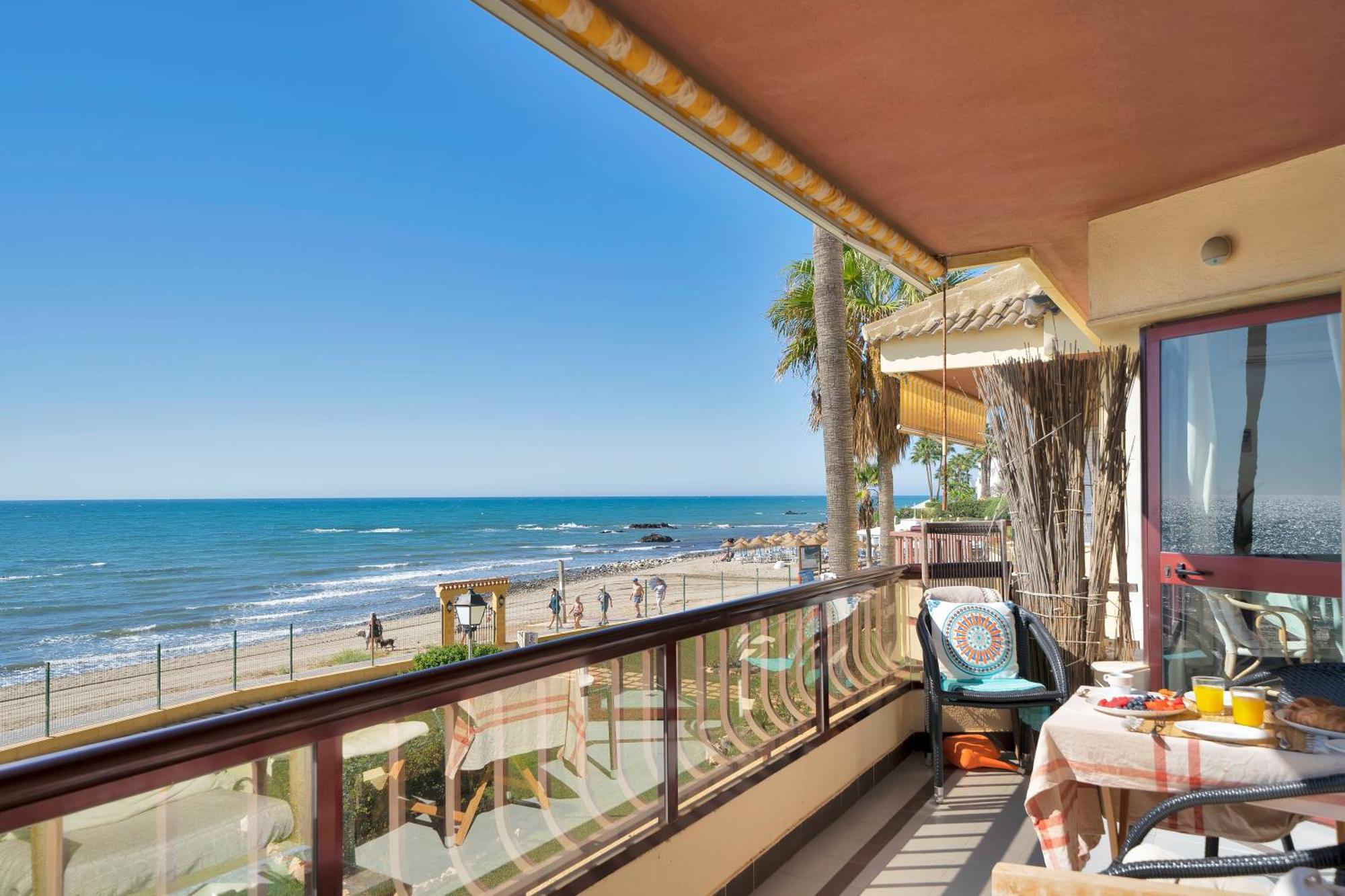Casa Mar Apartamento Front Beach Con Wifi, Piscina, Padel Y Tenis - Lubina Del Sol Sitio de Calahonda Buitenkant foto