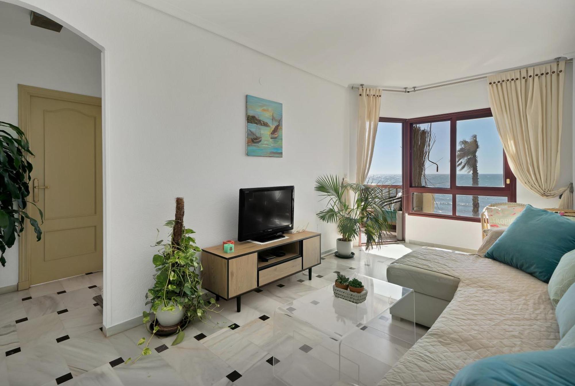 Casa Mar Apartamento Front Beach Con Wifi, Piscina, Padel Y Tenis - Lubina Del Sol Sitio de Calahonda Buitenkant foto