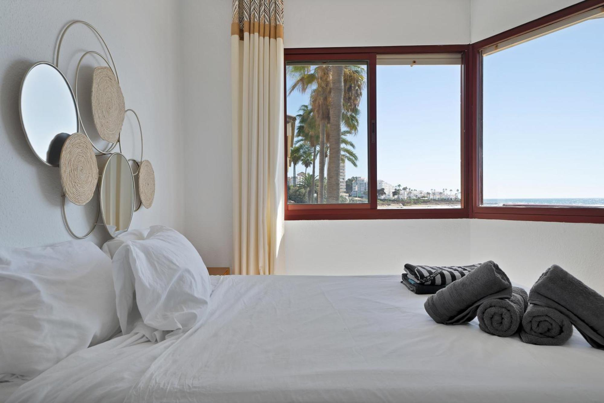 Casa Mar Apartamento Front Beach Con Wifi, Piscina, Padel Y Tenis - Lubina Del Sol Sitio de Calahonda Buitenkant foto
